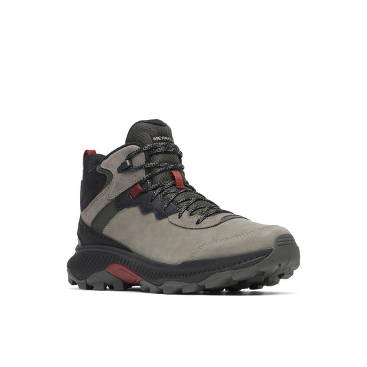 Merrell Men's Speed Strike 2 Mid Leather Waterproof Boots- Talus/Red Ochre