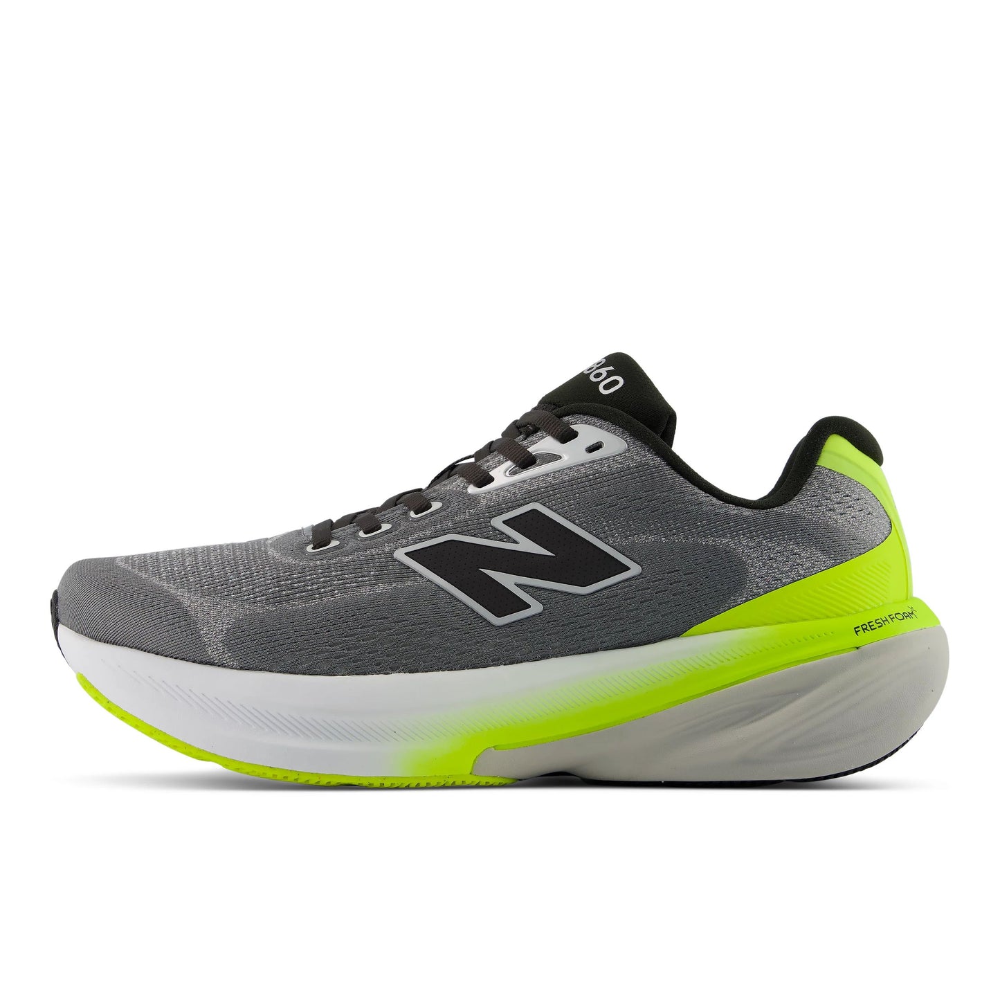 New Balance Men's Fresh Foam X 860 v15- Slate Grey/Alakaline Green