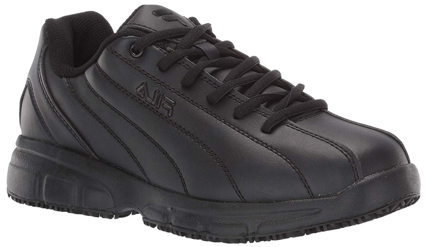 Fila Men's Memory Niteshift Slip Resistant Sneaker - Black