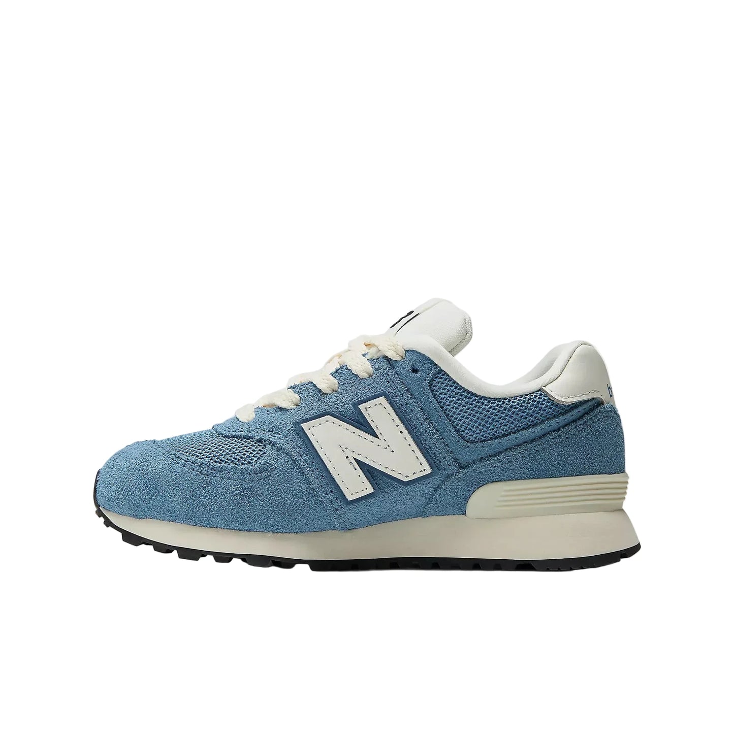 New Balance Little Kids(10.5-3)  574 Lace Shoes-Heron Blue/Sea Salt