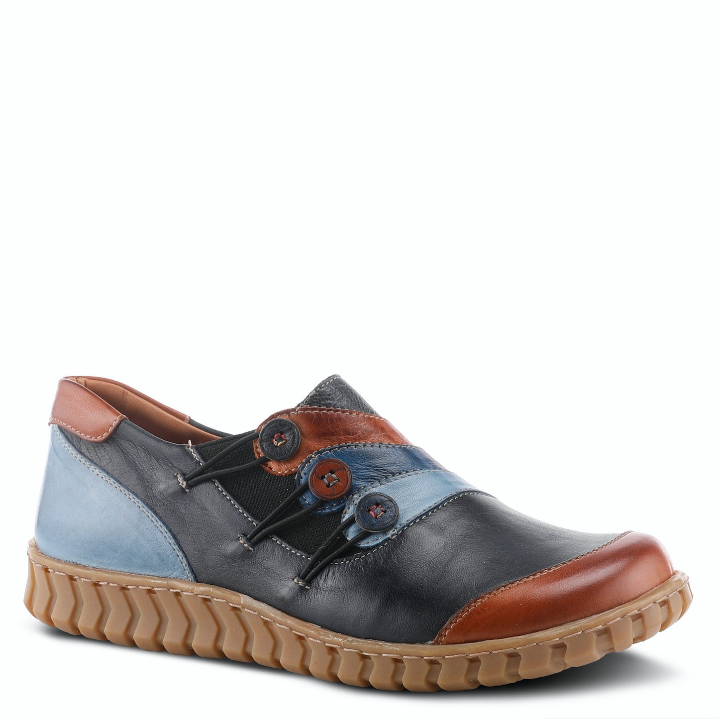 Spring Step Women's Neeta Slip-On - Navy Multi