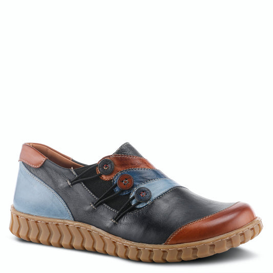Spring Step Women's Neeta Slip-On - Navy Multi