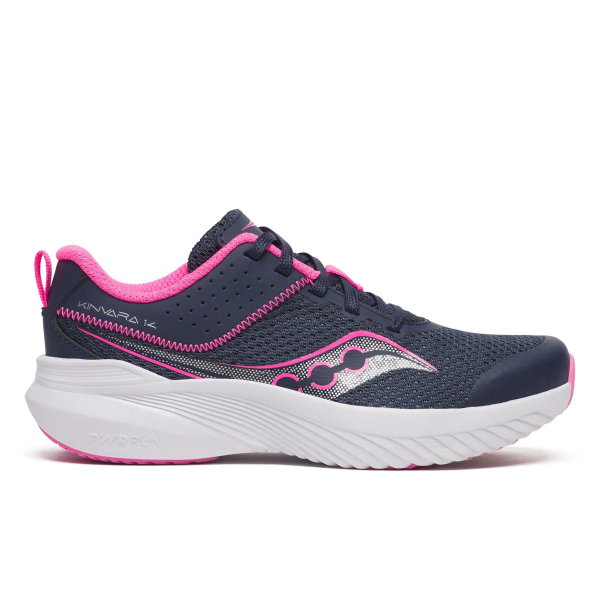 Saucony Big Kid's (13-7) Kinvara 14 Sneaker - Pink/Navy
