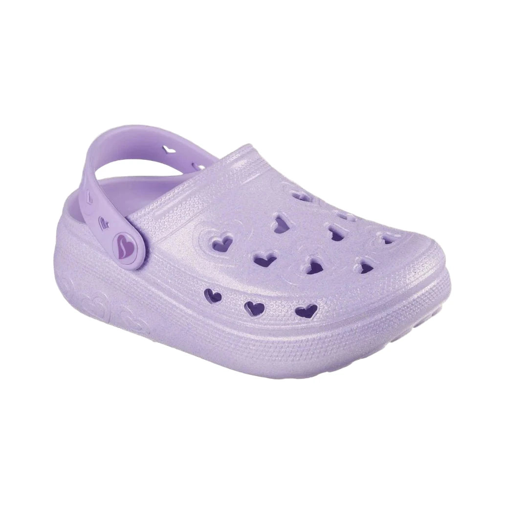 Foamies by Skechers Girls Cutie Pop - Very Cutesy Sandals- Lavender