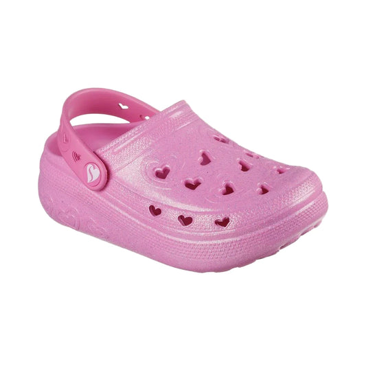 Foamies by Skechers Girls Cutie Pop - Very Cutesy Sandals - Hot Pink