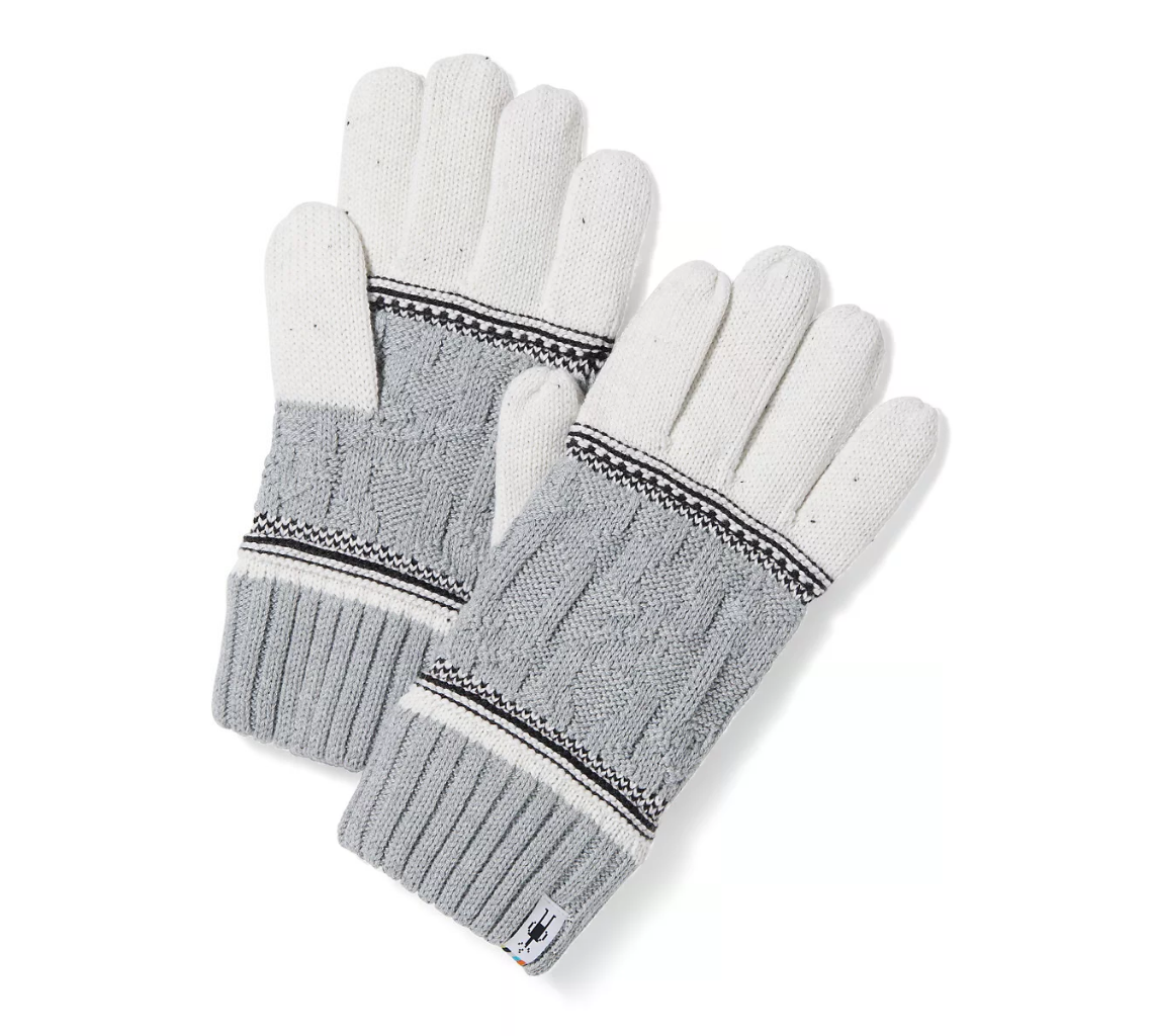 Smartwool Popcorn Cable Glove - Natural