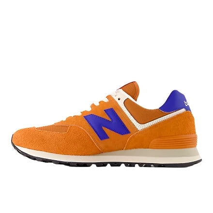 New Balance Men's 574 Sneaker - Sienna with Blue Gemstone