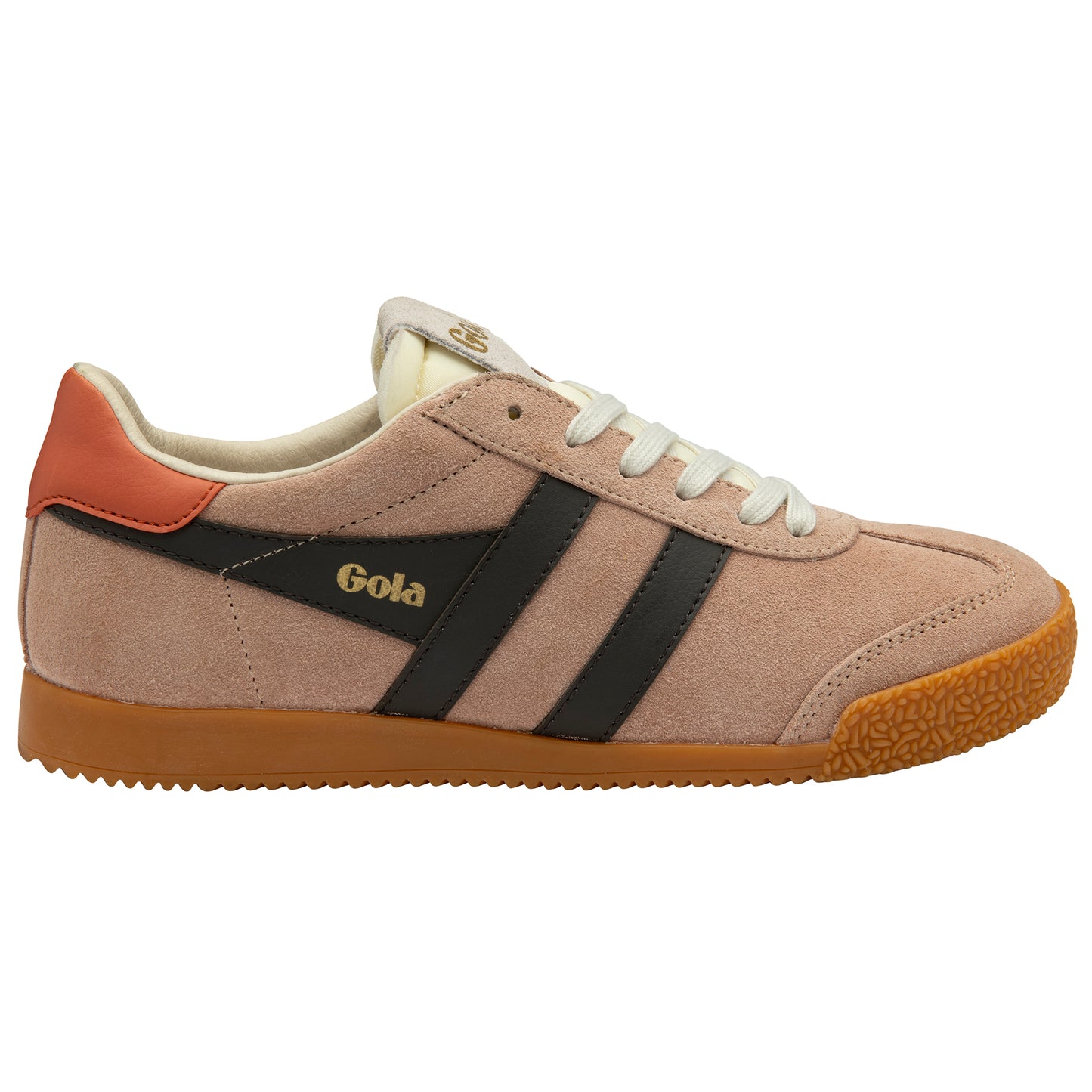 Gola Classics Women's Elan Sneakers - Cameo/Mocha/Hot Coral