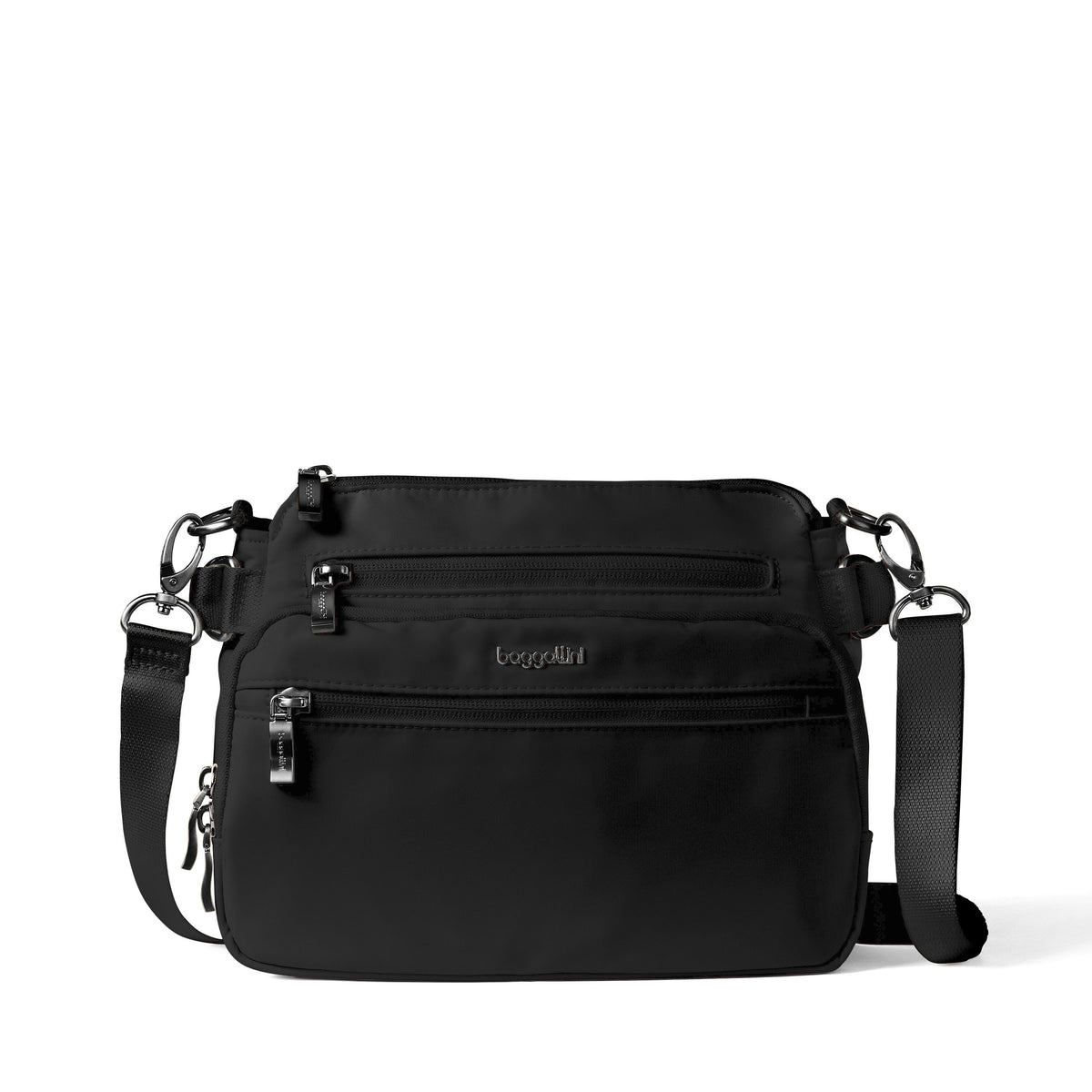 Baggallini Marais Crossbody - Black Twill