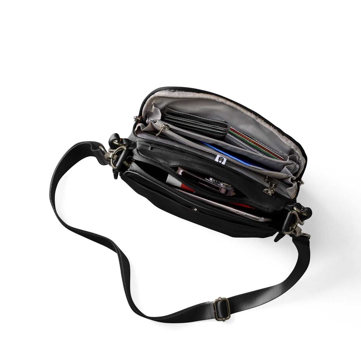 Baggallini Marais Crossbody - Black Twill