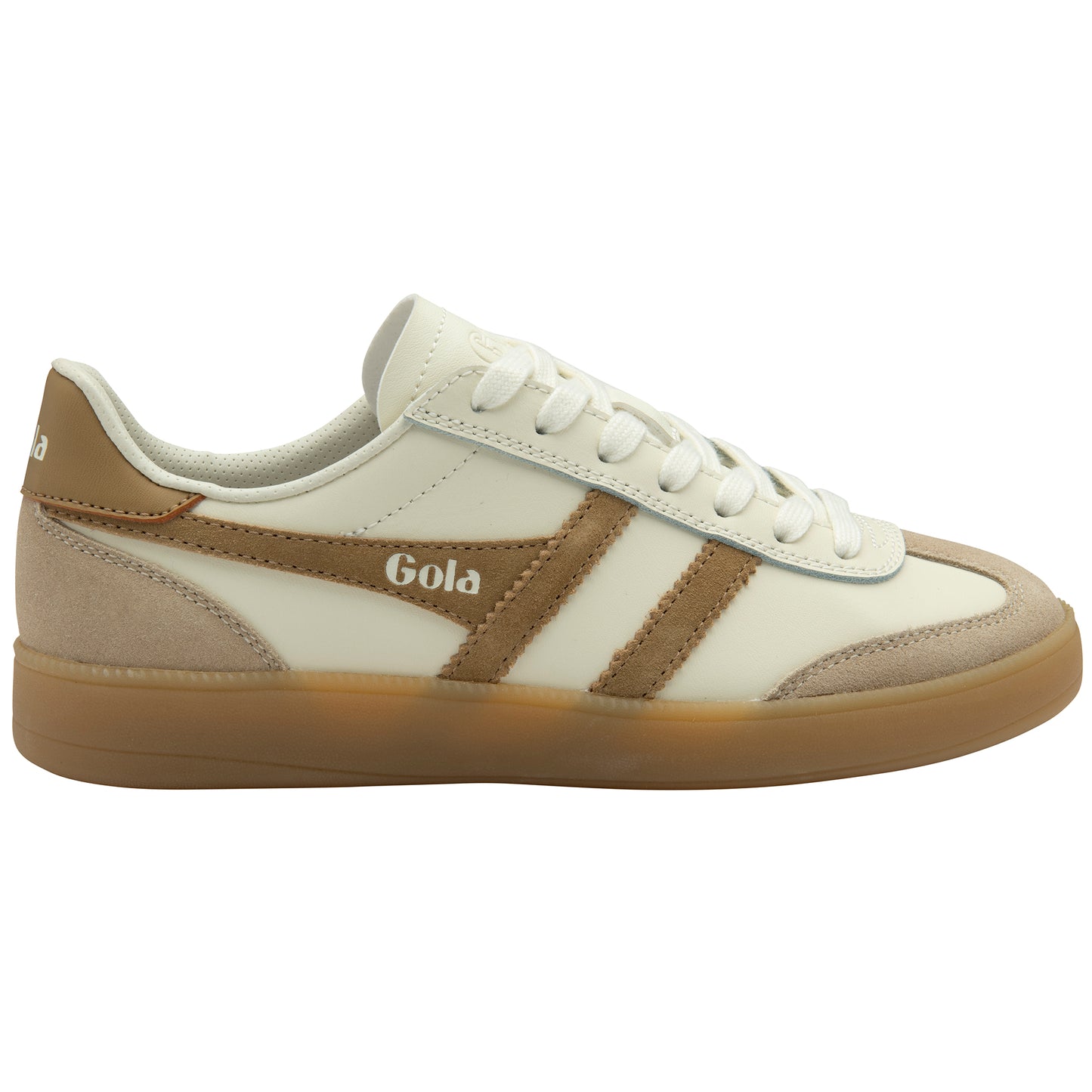 Gola Classics Women's Viper Leather Sneakers - Off White/Bone/Light Caramel/Gum
