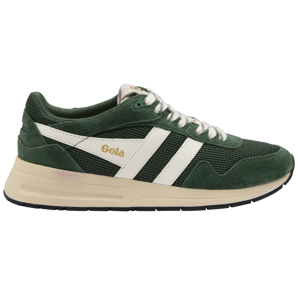 Gola Women's Delta Sneakers - Evergreen/Off White