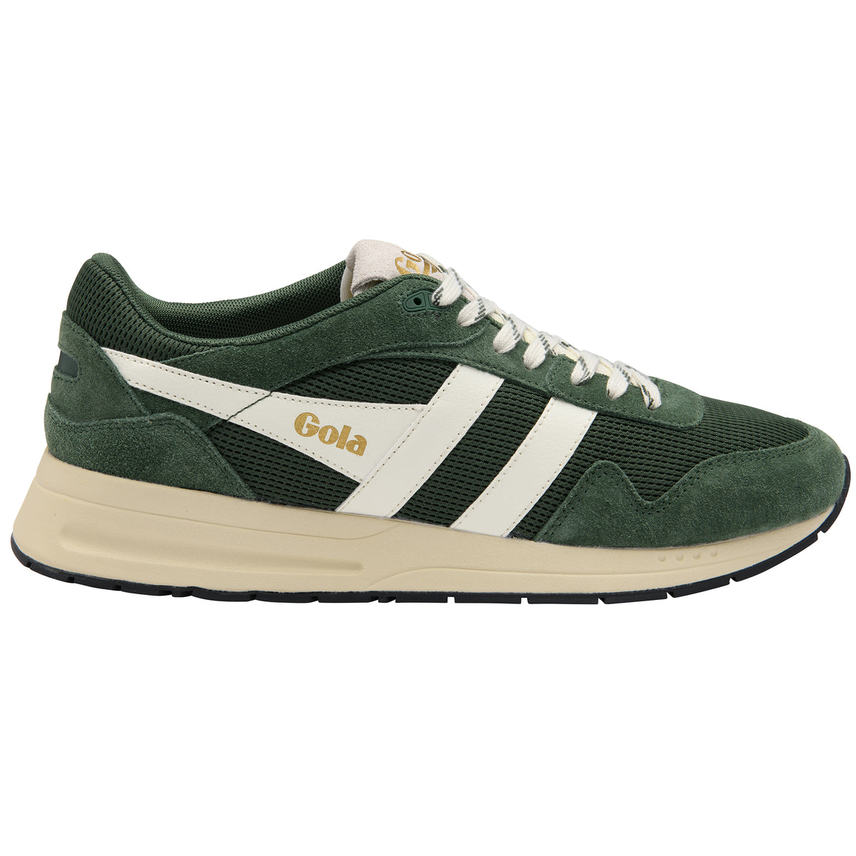 Gola Men's Delta Sneakers - Evergreen/Off White