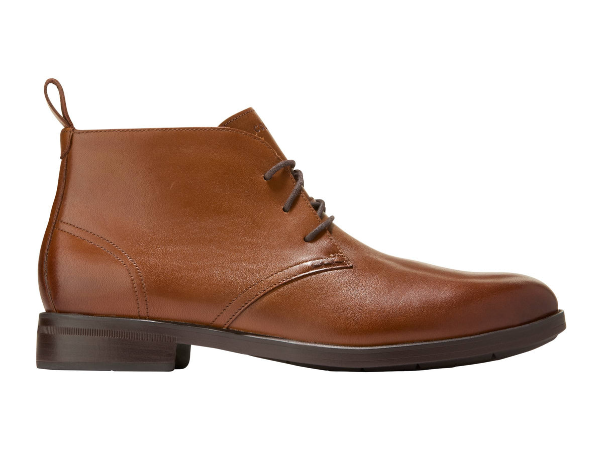 Cole Haan Men's Newmark Grand Flexcraft Chukka Waterproof Boots - British Tan