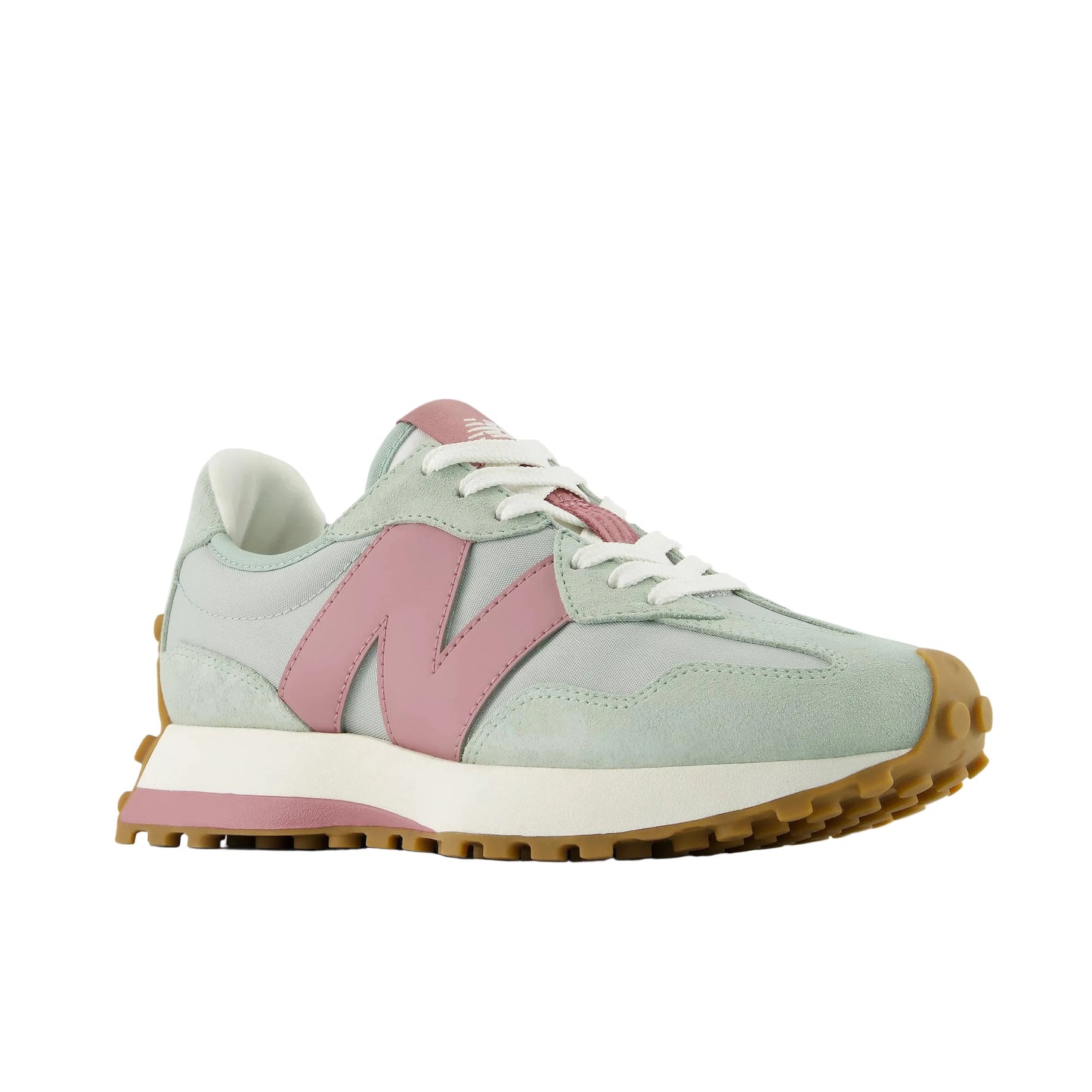 New Balance Women's 327 Sneaker - Lone Star Grey/Rosewood