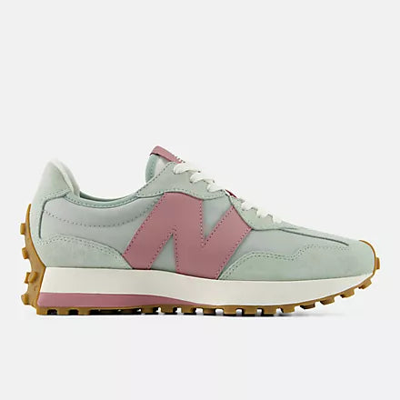 New Balance Women's 327 Sneaker - Lone Star Grey/Rosewood