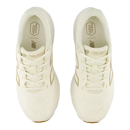 New Balance Women's Fresh Foam 680 V8 Running Shoes Angora
