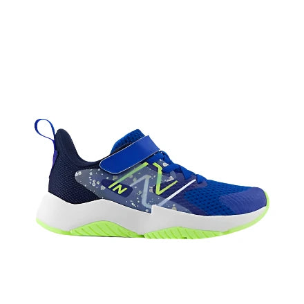 New Balance Kids Rave Run v2 Bungee Lace With Top Strap Sneaker - Team Royal