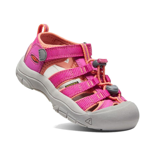 Keen Little Kids' Newport H2 Sandal - Very Berry/Fusion Coral