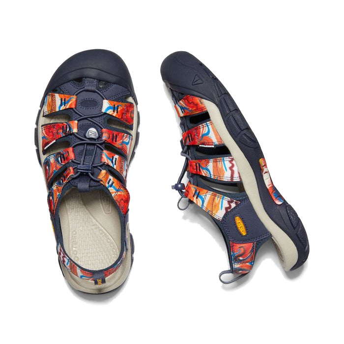 Keen Men's Newport H2 x Outdoor Afro Sandal - Groovy Orange/Navy