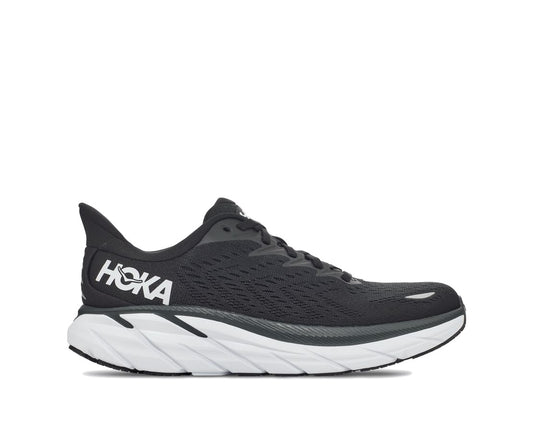 Hoka Men's Clifton 8 - Black/White