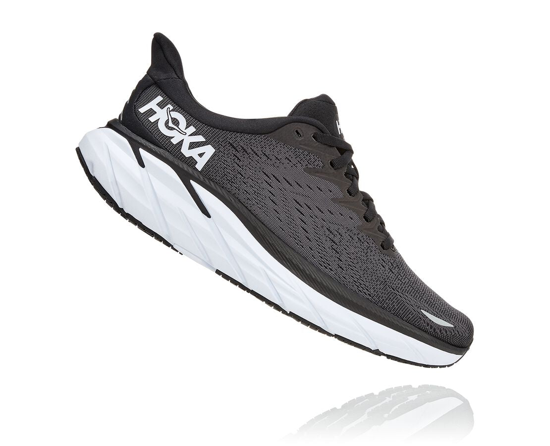 HOKA ONE Women's Clifton 8 - Black/White – Alamo Shoes