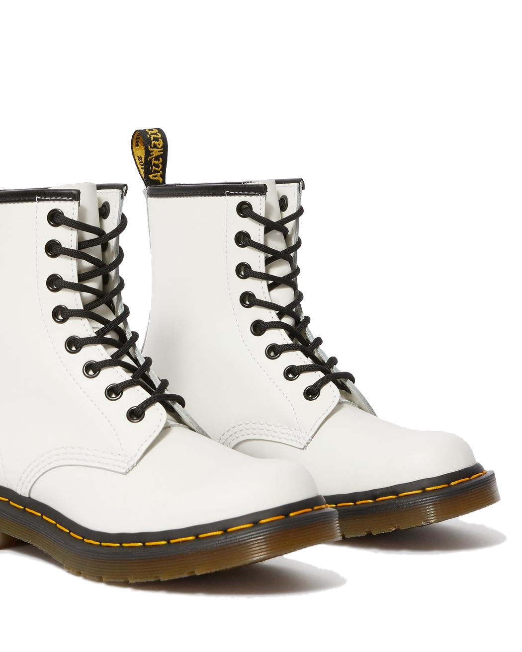 Dr. Martens Women's 1460 Smooth Leather Lace Up Boot - White