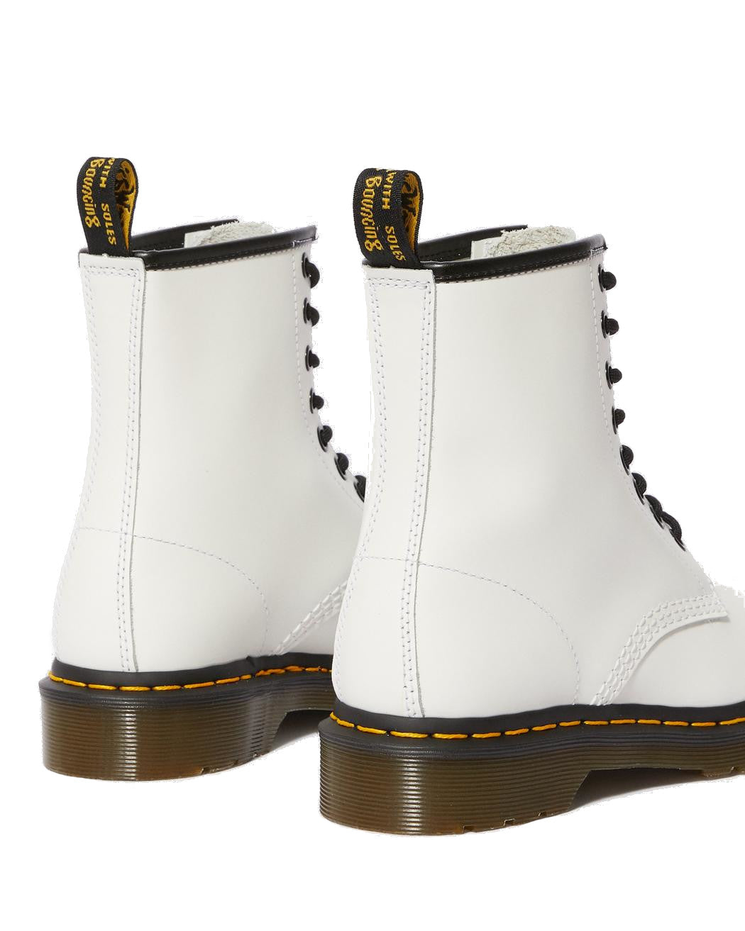 Dr. Martens Women's 1460 Smooth Leather Lace Up Boot - White – Alamo Shoes
