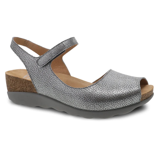 Dansko Women's Marcy Sandal - Pewter Metallic