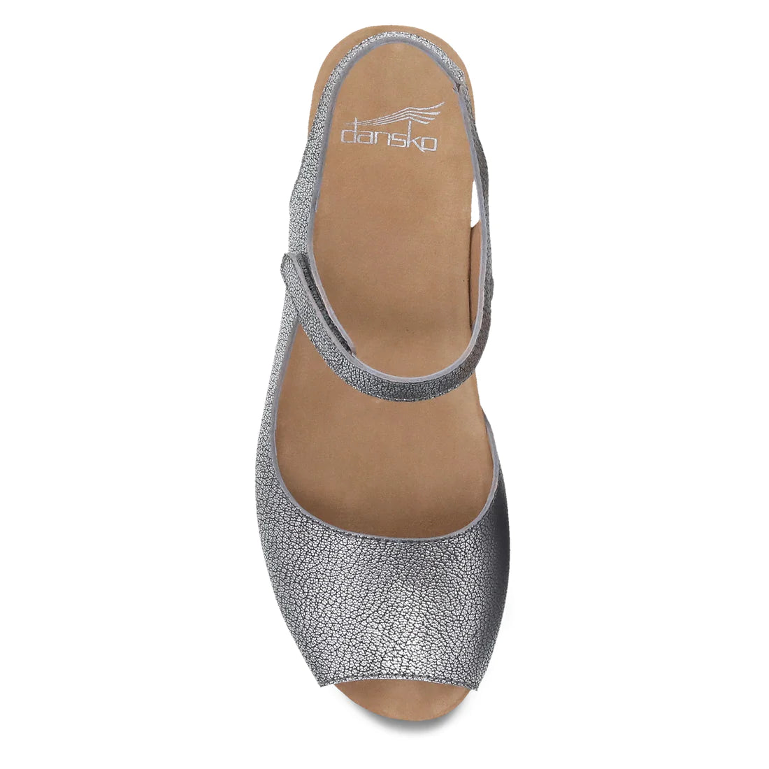 Dansko Women's Marcy Sandal - Pewter Metallic