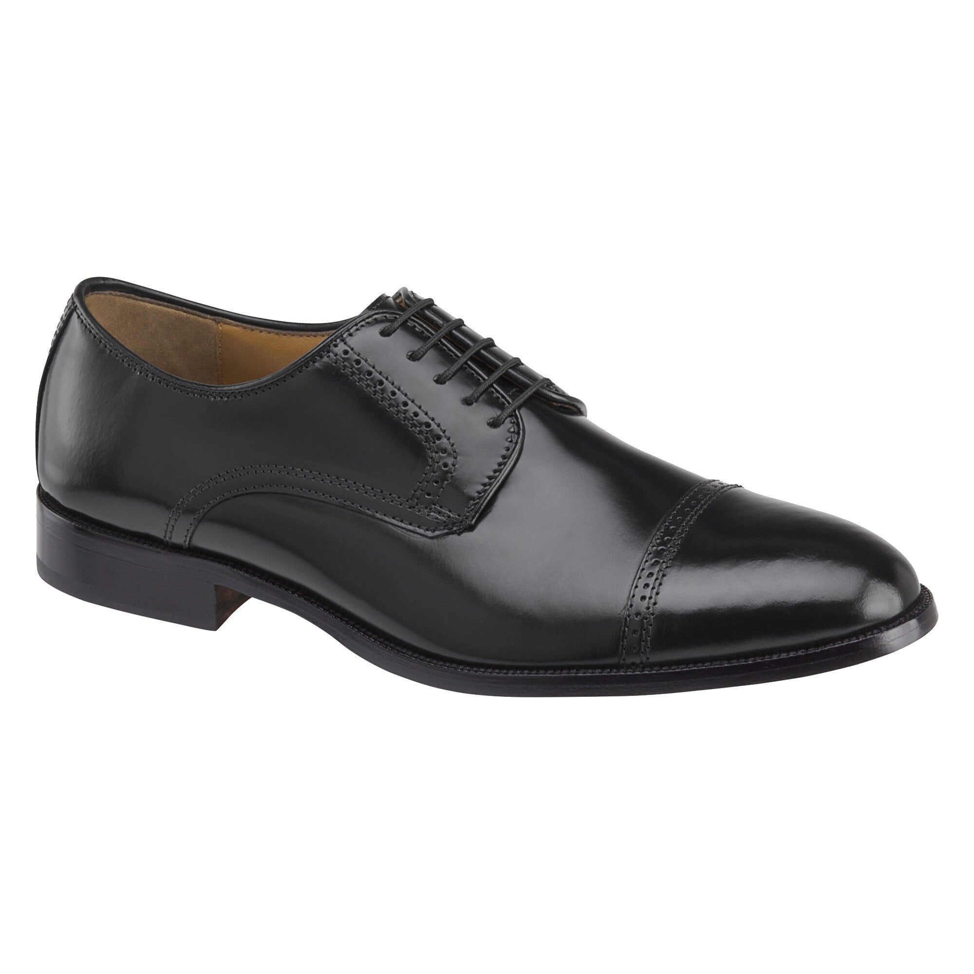 Johnston and murphy hot sale leather sole shoes