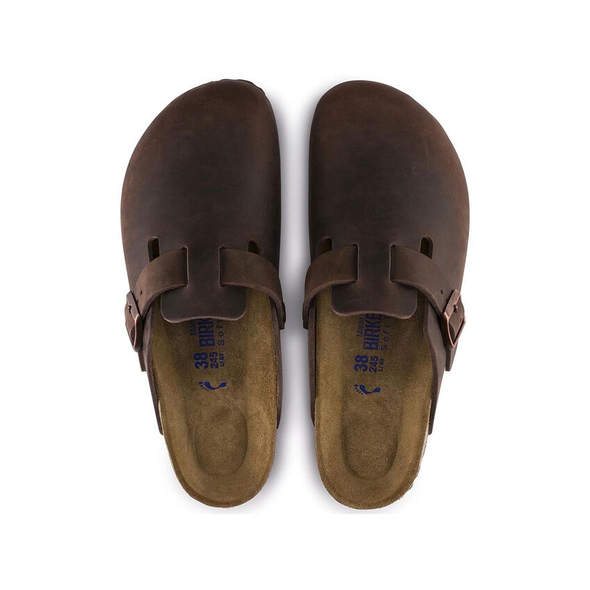 Birkenstock oiled leather soft hot sale footbed