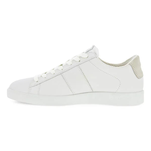 ECCO WOMEN'S STREET LITE SNEAKER - White/Shadow White