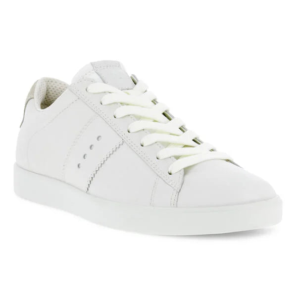 ECCO WOMEN'S STREET LITE SNEAKER - White/Shadow White