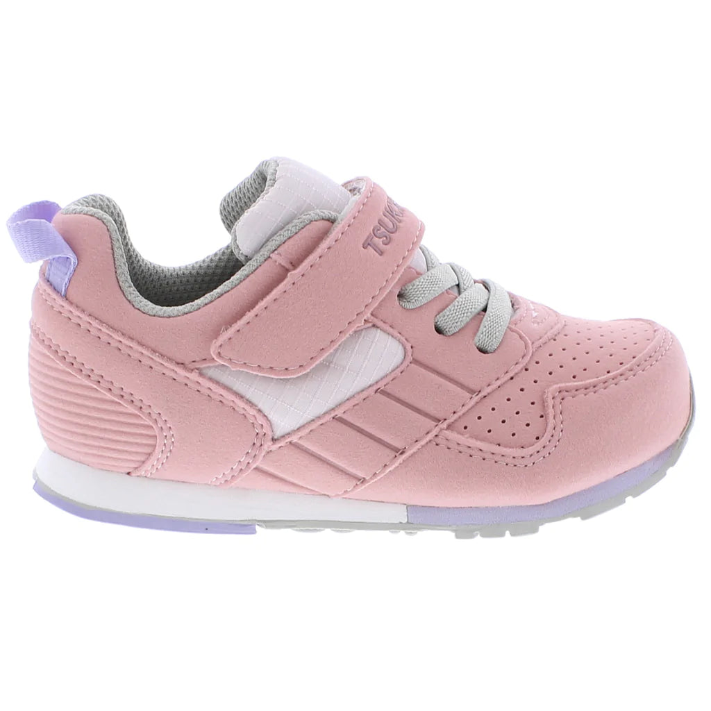 Tsukihoshi RACER Child Shoes (Sizes 7 - 13) - Rose/Pink