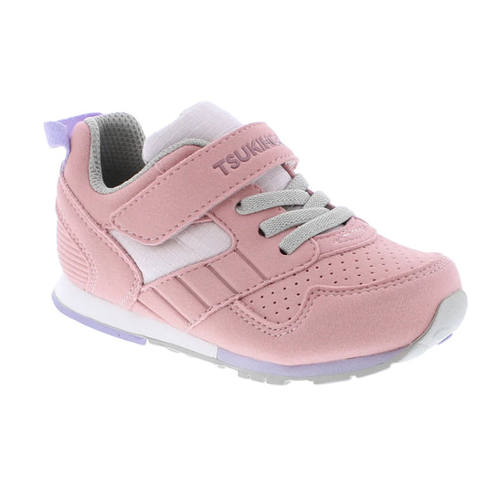 Tsukihoshi RACER Child Shoes (Sizes 7 - 13) - Rose/Pink