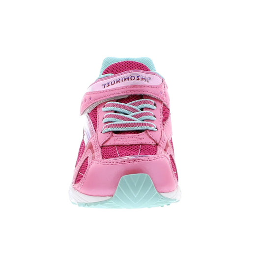 Tsukihoshi Children's GLITZ Child Shoes - Hot Pink/Mint (Sizes 8.5 - 1)