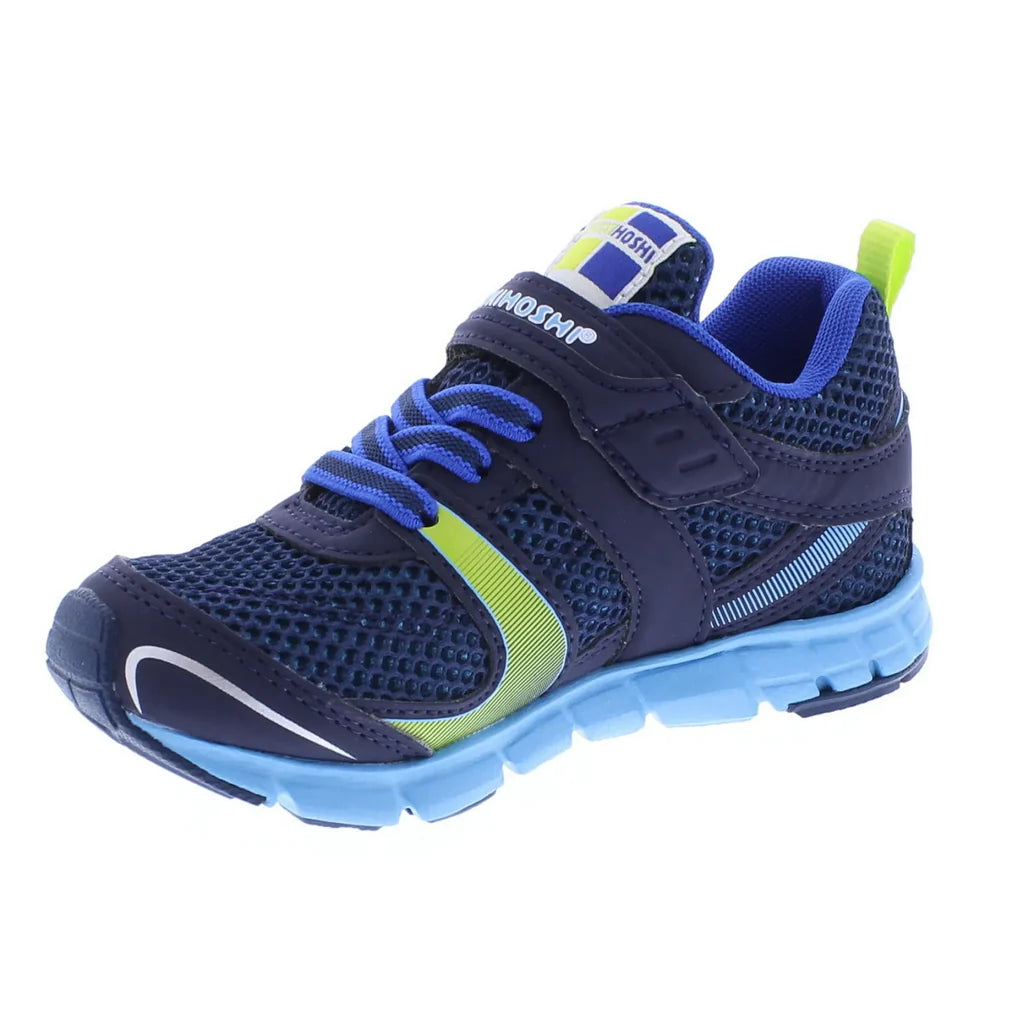 Tsukihoshi Youth VELOCITY Shoe (Sizes 1.5 - 7) - Navy/Sky