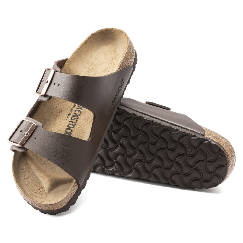 Birkenstock Unisex Arizona Birko-Flor Sandal - Dark Brown – Alamo Shoes