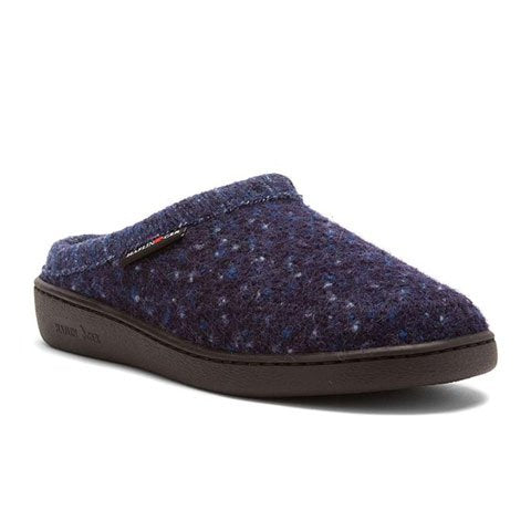 Haflinger Unisex AT (AT70) with Rubber Sole - Navy Speckle