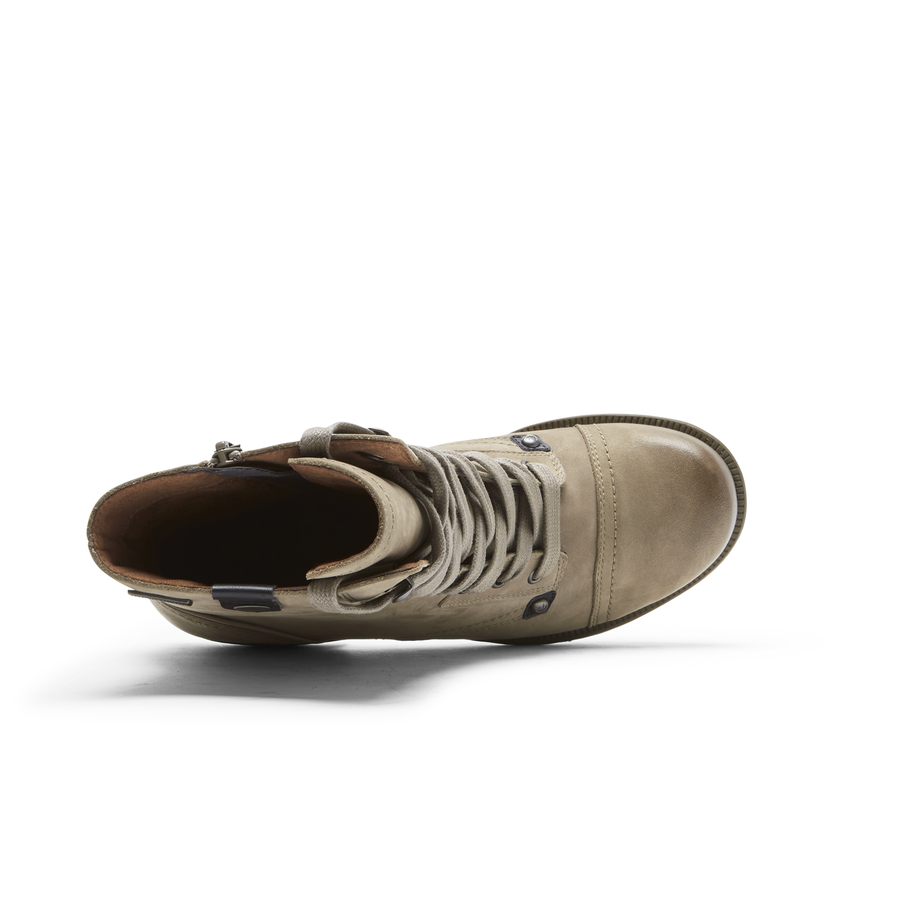 Rockport Women's Cobb Hill Brunswick Waterproof Boot - Taupe Grey