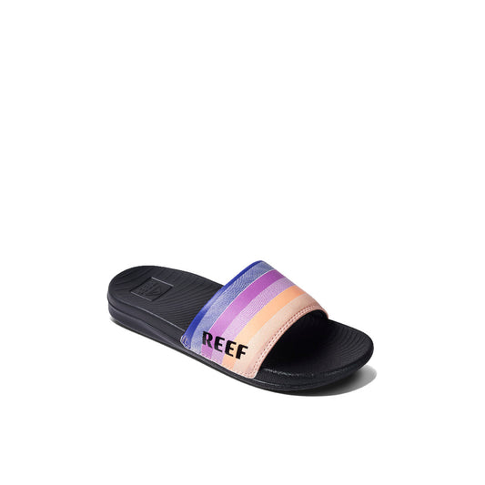 REEF Women's One Slide Sandal - Retro Stripes