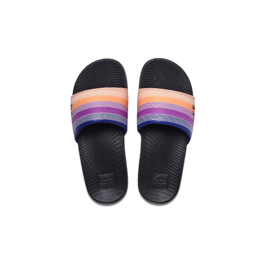 REEF Women's One Slide Sandal - Retro Stripes
