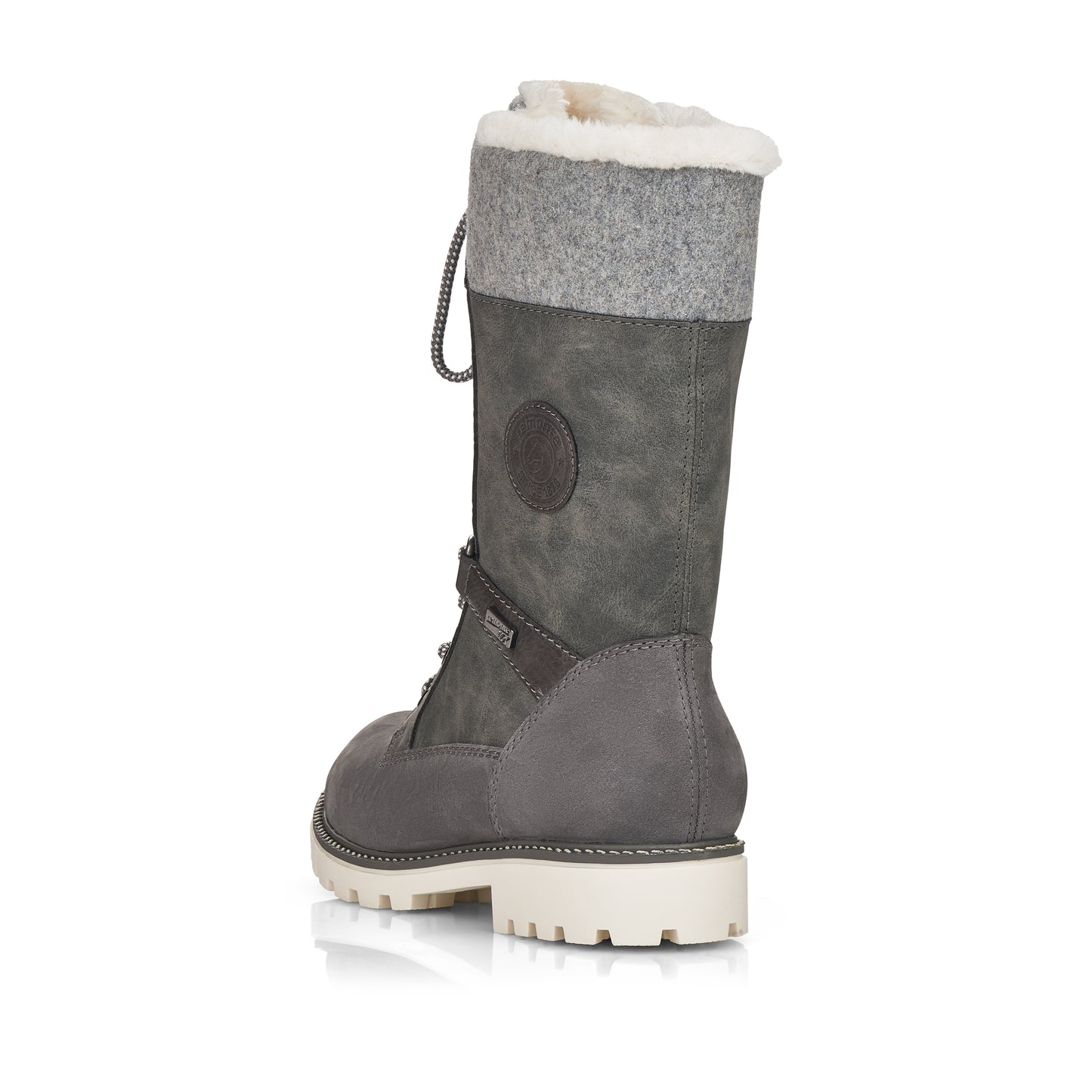 Rieker Women's Samira 74 Water Resistant Boots - Granit/Smoke/Fumo/Grey/Bianco