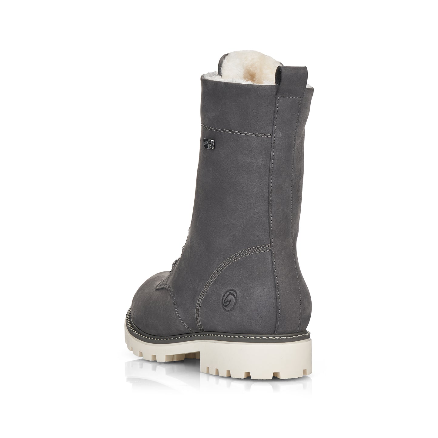 Rieker Women's Samira 76 Water Resistant Boots - Granit/Bianco