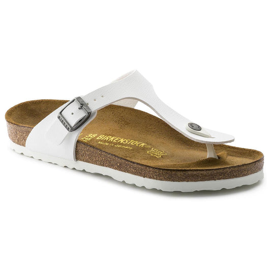 Birkenstock Women's Gizeh Birko-Flor - White