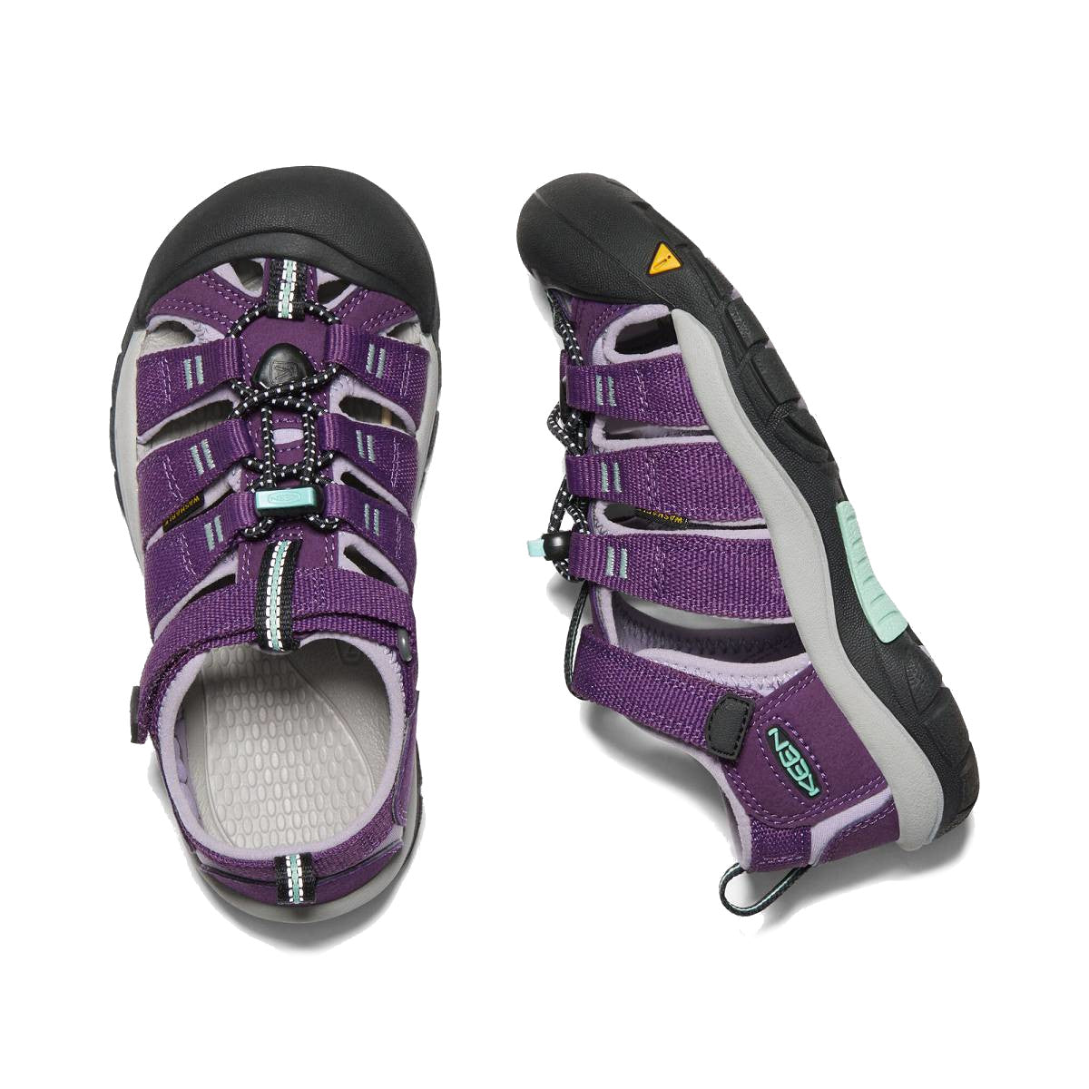Keen Little Kids' Newport H2 Sandal - Purple Pennant/ Lavender Gray