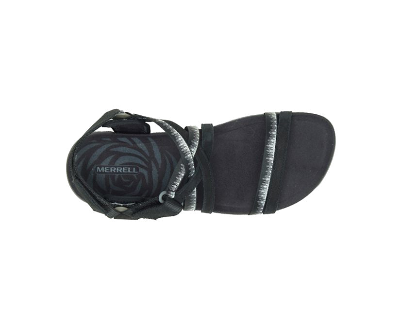 Merrell Women's Terran 3 Cush Lattice Sandal - Black