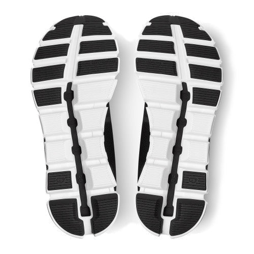 On Running Women's Cloud 5 - Black and white Shoe Soles