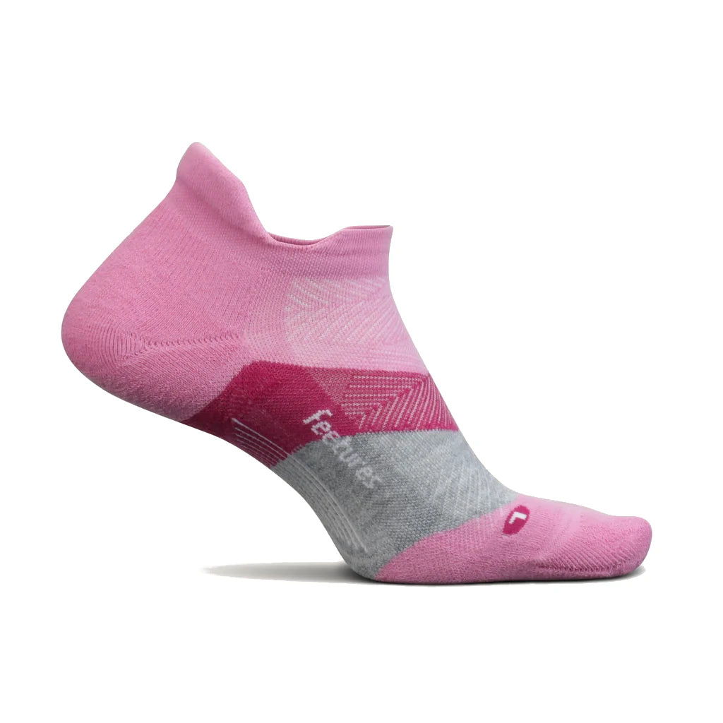 Feetures Elite Max Cushion No Show Tab - Push Thru Pink